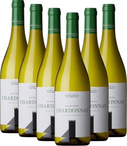 VINELLO 6er Weinpaket Weißwein - Chardonnay Altkirch 2020 - Kellerei Schreckbichl mit einem VINELLO.weinausgießer | trockener Weißwein | italienischer Wein aus Trentino-Alto Adige | 6 x 0,75 Liter VINELLO 6er Weinpaket Weißwein - Chardonnay Altkirch 2020 - Kellerei Schreckbichl mit einem VINELLO.weinausgießer | trockener Weißwein | italienischer Wein aus Trentino-Alto Adige | 6 x 0,75 Liter von Kellerei Schreckbichl