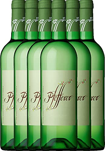 Pfefferer von Kellerei Schreckbichl - Weißwein 6 x 0,75l VINELLO - 6er - Weinpaket inkl. kostenlosem VINELLO.weinausgießer von Kellerei Schreckbichl