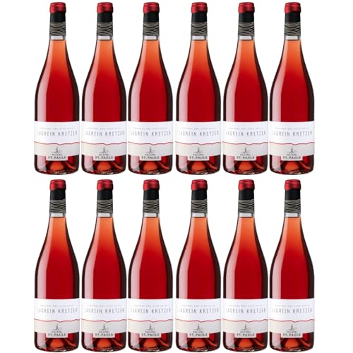 St. Pauls Lagrein Kretzer Rosé Alto Adige DOC Südtiroler Roséwein Wein trocken (12 Flaschen) von Kellerei St. Pauls