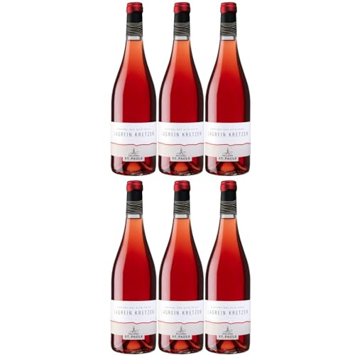 St. Pauls Lagrein Rosé Alto Adige klassisch DOC Südtiroler Roséwein Wein trocken Inkl FeinWert E-Book (6 Flaschen) von Kellerei St. Pauls