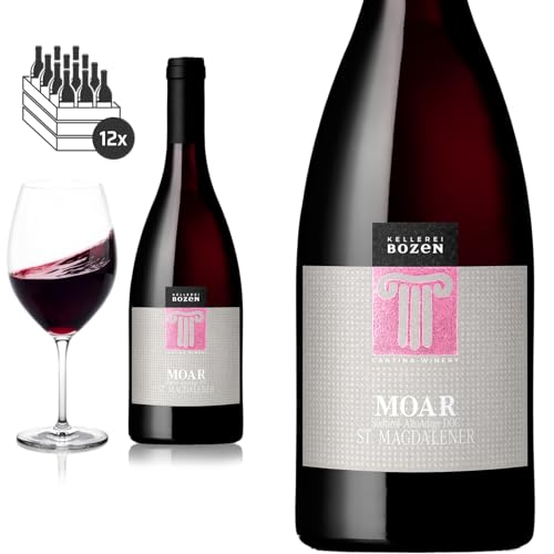 12er Karton 2023 MOAR St. Magdalener Classico Südtirol von Kellerei Bozen - Rotwein 12er Karton 2023 MOAR St. Magdalener Classico Südtirol von Kellerei Bozen - Rotwein von Kellerei St. Magdalena - Bozen/Gries