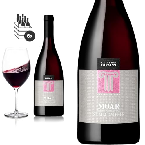 6er Karton 2023 MOAR St. Magdalener Classico Südtirol von Kellerei Bozen - Rotwein 6er Karton 2023 MOAR St. Magdalener Classico Südtirol von Kellerei Bozen - Rotwein von Kellerei St. Magdalena - Bozen/Gries