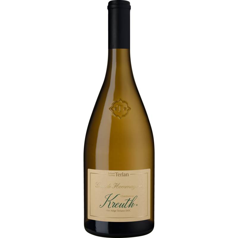 Grande Hommage a Kreuth Chardonnay, Alto Adige Terlano DOC, Südtirol, 2022, Weißwein von Kellerei Terlan, 39018 Terlan, Italien