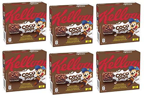 6x Kellogg's Coco Pops Snack Puffreisriegel mit Kakao ( 6 x 20g ) 120g von Kellogg's