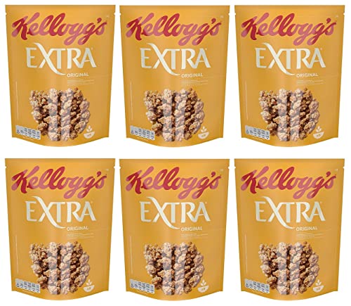 6x Kellogg's Extra Original Knusprige Haferflocken 100% Vollkorn 375g-Packung 6x Kellogg's Extra Original Knusprige Haferflocken 100% Vollkorn 375g-Packung von Kellogg's