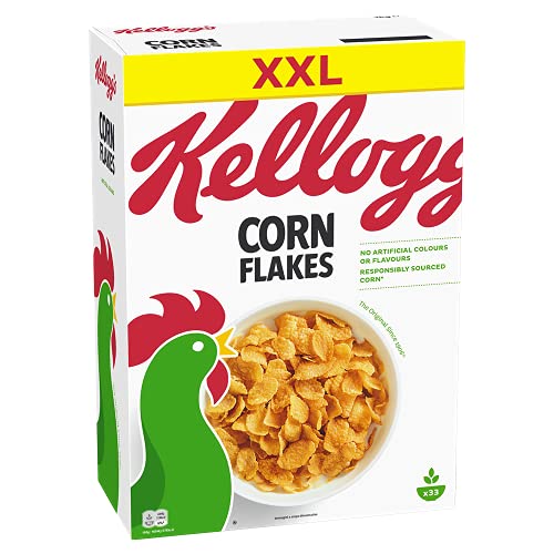 Kellogg's Corn Flakes Cerealien | Klassische Mais Cornflakes | Einzelpackung (1 x 1kg) von Kellogg's