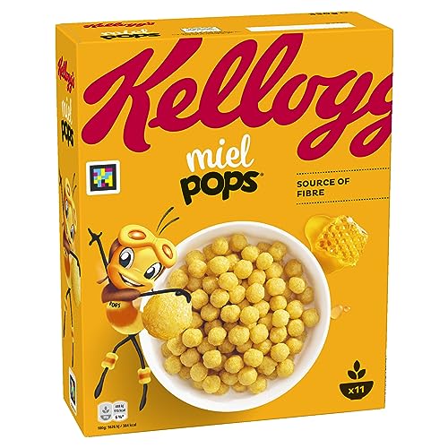 Kellogg's Honey Pops Loops Original Breakfast Cereals 330g von Kellogg's