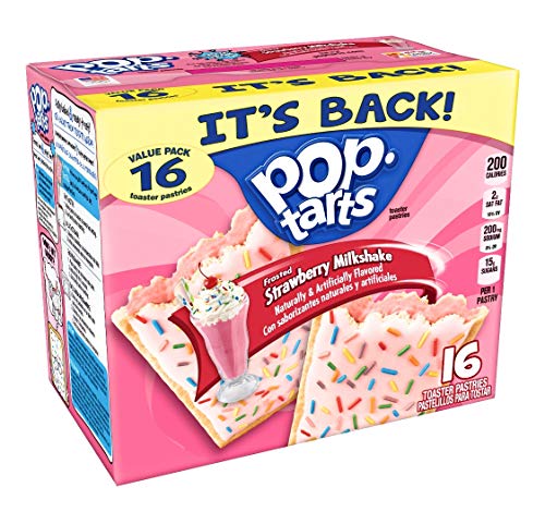 Kellogg's Pop-Tarts Milchshake, Milchshake, 16 Stück von Pop Tarts