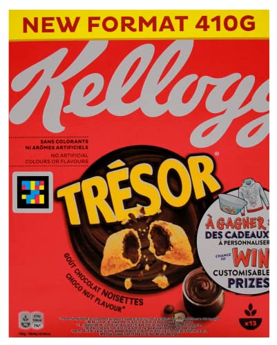 Kellogg's Trèsor Frühstückscerealien, 10er Pack (10 x 410g) von Kellogg's