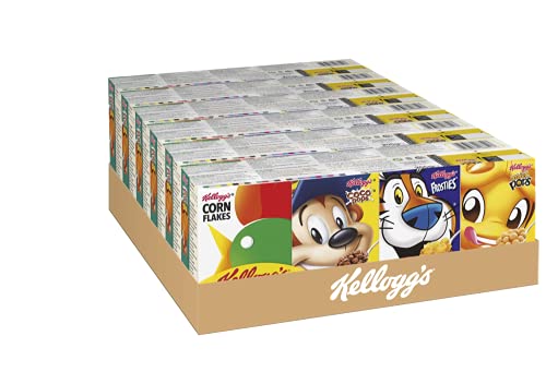 Kellogg's Variety Classic Cerealien | Mini Cornflakes Packungen | 6er Pack mit jeweils 8 Portionspackungen (6 x 205g) von Kellogg's