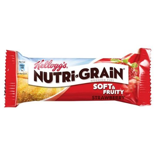 Kelloggs Nutrigrain Strawberry 28X37G von Kellogg's