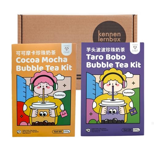 Kennenlernbox Tokimeki Cocoa Mocha & Taro Bobo Bubble Tea Kit Combipack Kennenlernbox Tokimeki Cocoa Mocha & Taro Bobo Bubble Tea Kit Combipack von Kennenlernbox