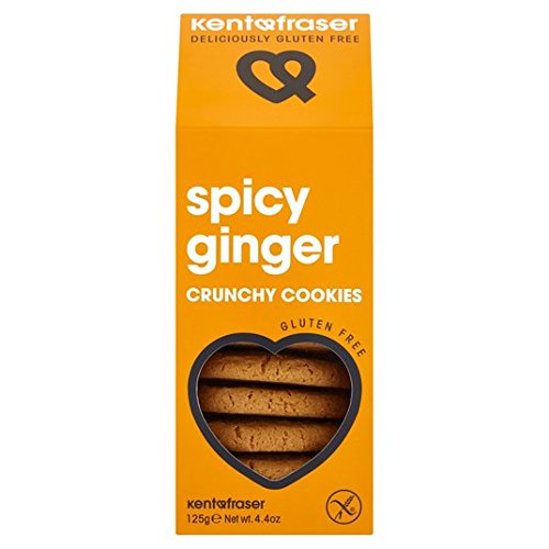 Kent & Fraser Glutenfreie Spicy Ginger Knusper-Plätzchen 125g von Kent & Fraser