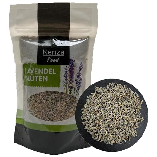 Lavendelblüten 30 g | 100% natürlich | Beruhigend | Aromatischer Duft | Reines Naturprodukt von Kenza Food