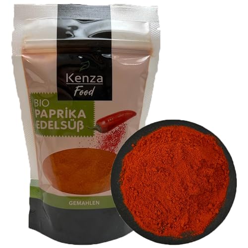 Paprika Edelsüß gemahlen BIO 150 g | BIO-Qualität | Paprikapulver | gemahlen | Geschmacksexplosion aus der Natur von Kenza Food