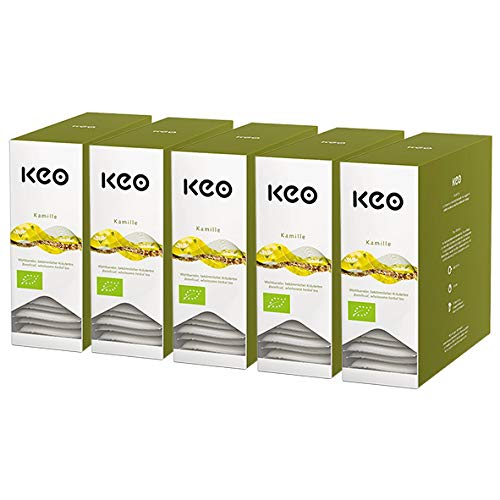 Keo BIO Teachamp Kuvert Kamille / 5er Pack Keo BIO Teachamp Kuvert Kamille / 5er Pack von Keo