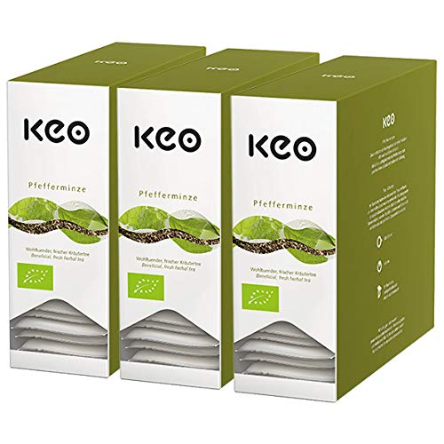 Keo BIO Teachamp Kuvert Pfefferminze / 3er Pack von Keo