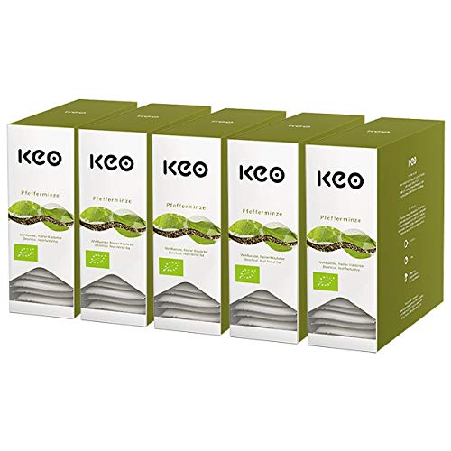 Keo BIO Teachamp Kuvert Pfefferminze / 5er Pack von Keo