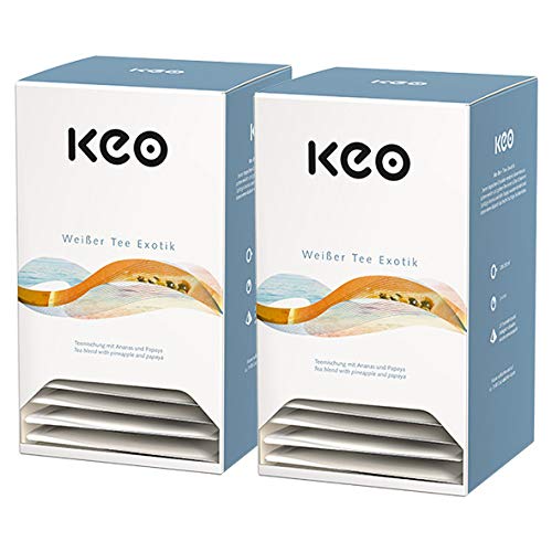 Keo Pyramide Wei?er Tee Exotik / 2er Pack von Keo