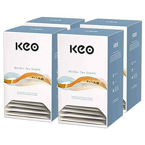 Keo Pyramide Wei?er Tee Exotik / 4er Pack von Keo