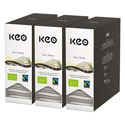 Keo Teachamp Kuvert Earl Grey Bio/Fairtrade / 3er Pack von Keo