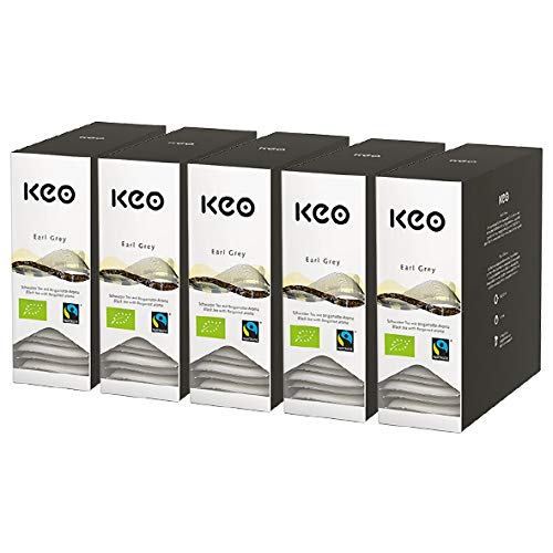 Keo Teachamp Kuvert Earl Grey Bio/Fairtrade / 5er Pack von Keo