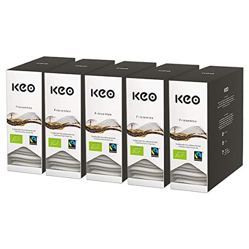 Keo Teachamp Kuvert Friesentee BIO/Fairtrade / 5er Pack von Keo