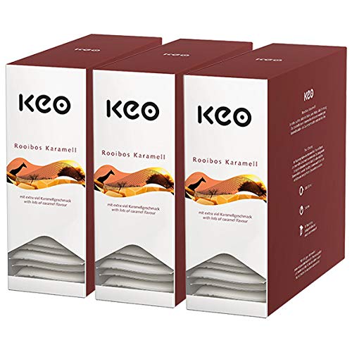 Keo Teachamp Kuvert Rooibos Karamell / 3er Pack von Keo