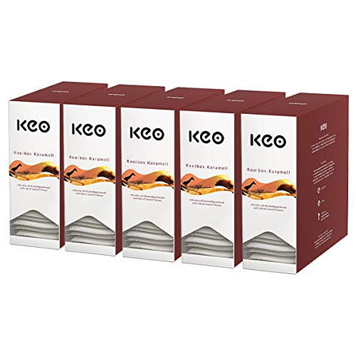 Keo Teachamp Kuvert Rooibos Karamell / 5er Pack von Keo
