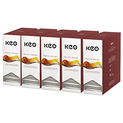 Keo Teachamp Kuvert Rooibos Orange / 5er Pack von Keo