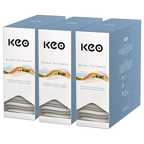 Keo Teachamp Kuvert Wei?er Tee Exotik / 3er Pack von Keo