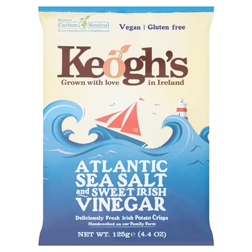Keogh Atlantikmeersalz & Irish Cider Vinegar Kartoffelchips 125g von Keogh's