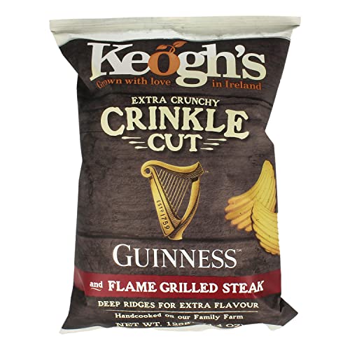 Keoghs Crinkle Cut Guinness geflammte Steakknusse, 125 g von Keogh's