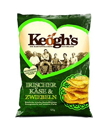 Keogh's Dubliner Irish Cheese und Onion Chips, 12er Pack (12 x 125 g) von Keogh's