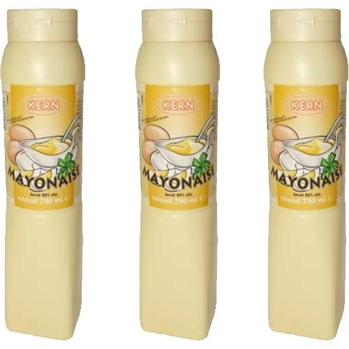Kern Gewürz-Sauce Mayonaise 3x 750ml (Cremige Frittensauce) von Kern