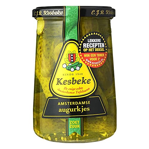 Kesbeke Amsterdamse Augurken Zoetzuur Süß-saure Gurken 580G Kesbeke Amsterdamse Augurken Zoetzuur Süß-saure Gurken 580G von Kesbeke