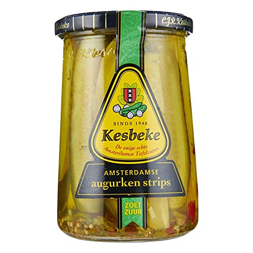 Kesbeke Augurken Strips Essiggurkenstreifen 580G Kesbeke Augurken Strips Essiggurkenstreifen 580G von Kesbeke