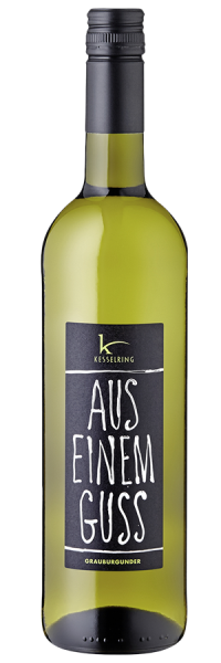 Aus einem Guss Grauburgunder trocken (Bio) - 2022 - Kesselring - Deutscher Weißwein von Kesselring