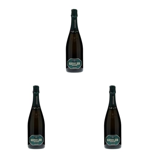 Kessler Jägergrün Riesling brut (1 x 0,75l) (Packung mit 3) von Kessler Sekt