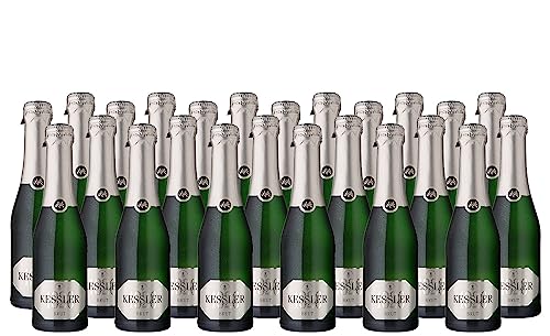 KESSLER Sekt Brut Weiß (24 x 0, 2 l) von Kessler