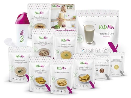 KetoMix Ketogene Diät für 3 Wochen | 105 Portionen, 3 733 g KetoMix Ketogene Diät für 3 Wochen | 105 Portionen, 3 733 g von KetoMix