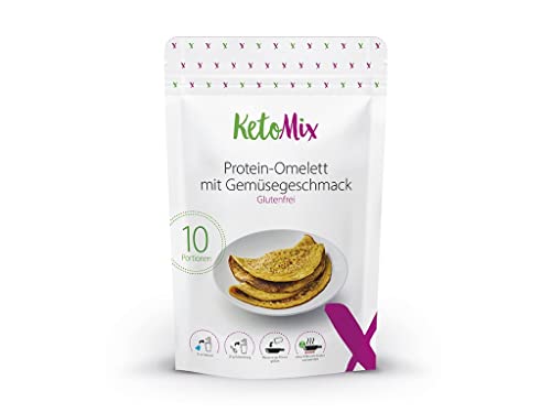 KetoMix Protein-Omelett mit Gemüsegeschmack | 10 Portionen, 250 g von KetoMix