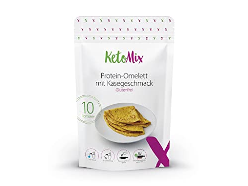 KetoMix Protein-Omelett mit Käsegeschmack | 10 Portionen, 250 g von KetoMix