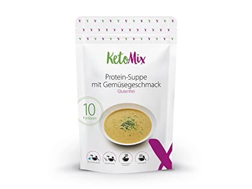 KetoMix Protein-Suppe mit Gemüsegeschmack | 10 Portionen, 250 g von KetoMix
