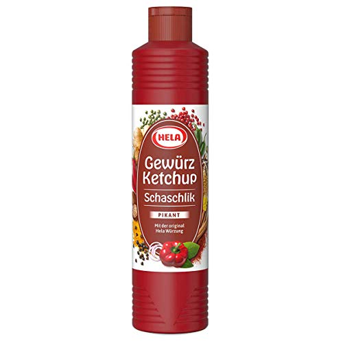 Hela Schaschlik Gewürzketchup mit besonderen Würzung 800ml 4er Pack Hela Schaschlik Gewürzketchup mit besonderen Würzung 800ml 4er Pack von Ketschup