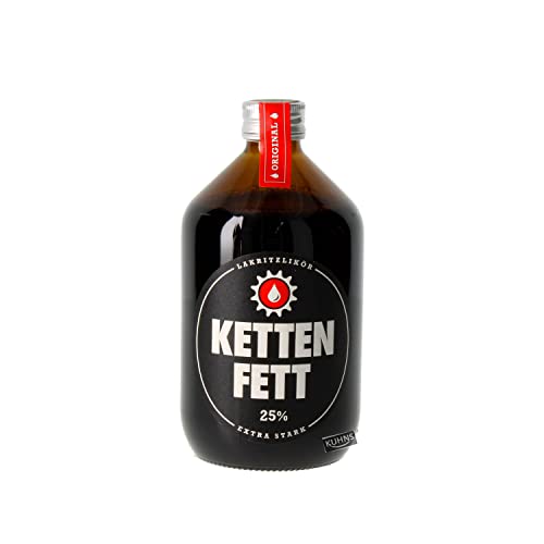 Kettenfett Lakritz Likör 0,5 Liter Kanne von ORTCI