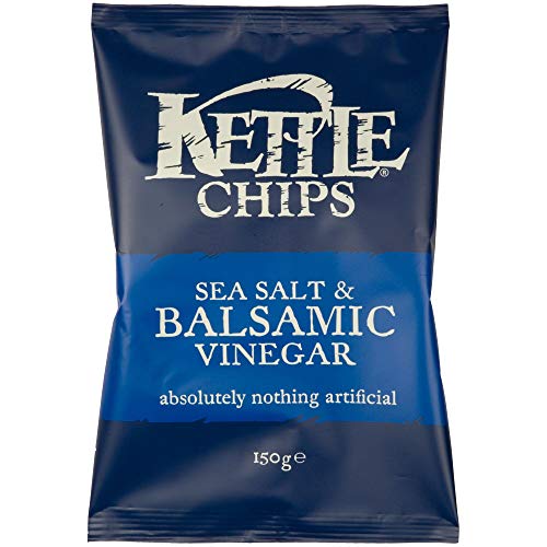 Kettle Sea Salt & Balsamic Vinegar Crisps - Pack Size = 12x150g von Kettle Chips