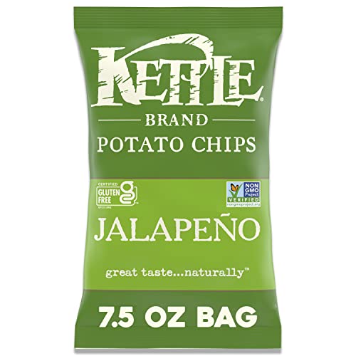 Kettle Brand Kartoffelchips, Jalapeno Kettle Chips, 213 ml Kettle Brand Kartoffelchips, Jalapeno Kettle Chips, 213 ml von Kettle