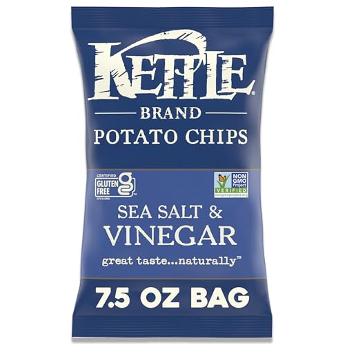 Kettle Brand Kartoffelchips, Meersalz und Essig, Wasserkocherchips, 213 ml Kettle Brand Kartoffelchips, Meersalz und Essig, Wasserkocherchips, 213 ml von Kettle