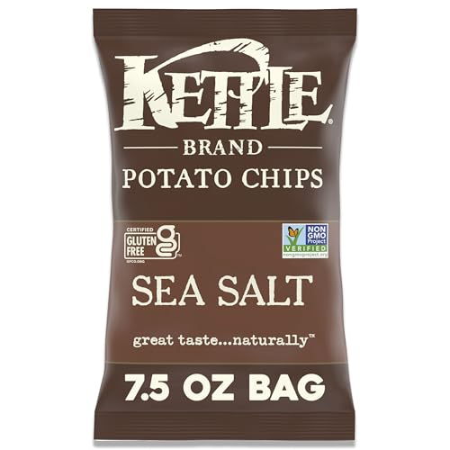 Kettle Brand Meersalz- und Essigkessel, Kartoffelchips, glutenfrei, gentechnikfrei, 213 ml Beutel Kettle Brand Meersalz- und Essigkessel, Kartoffelchips, glutenfrei, gentechnikfrei, 213 ml Beutel von Kettle